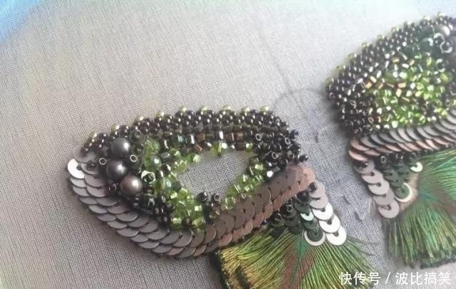 【珠绣胸针】你离小仙女只差一件闪闪的配饰,DIY手工珠绣饰品,附教程