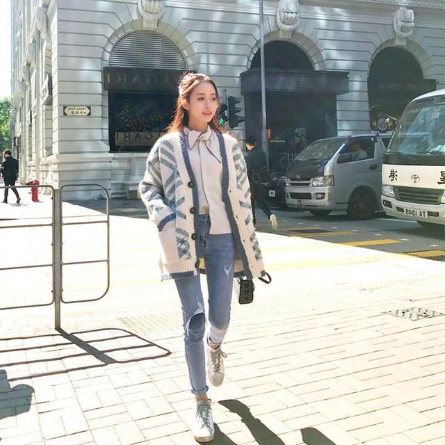  「针织」春天针织开衫搭配参考，让你气质又靓丽