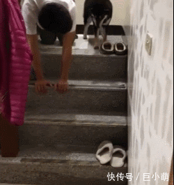 「地上」狗狗不敢爬楼梯,主人跪地上教它!这种示范真的有用吗?