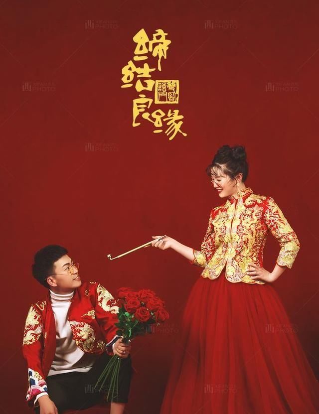  婚纱照@中式婚纱照服装这样搭配让你不落俗