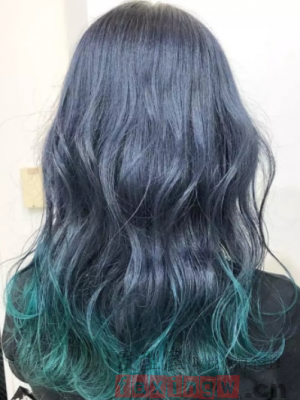 时尚高级的女生发尾染发 带你体验浪漫的渐变之旅