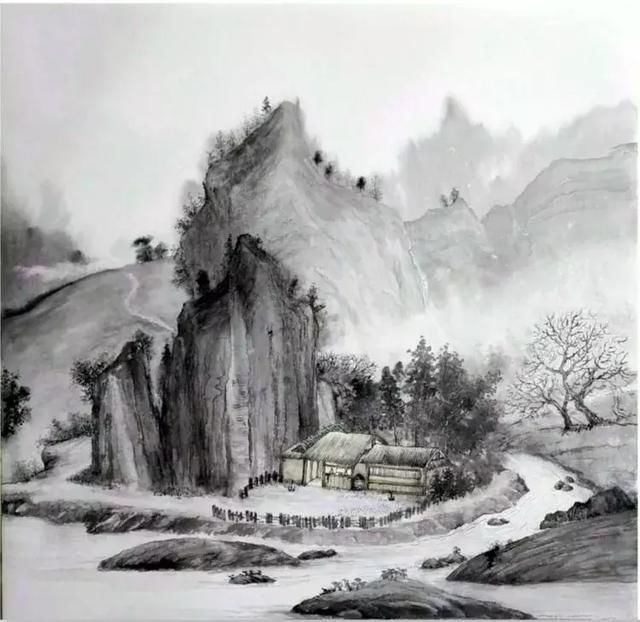 这组水墨画，刷爆了眼球，真的好美