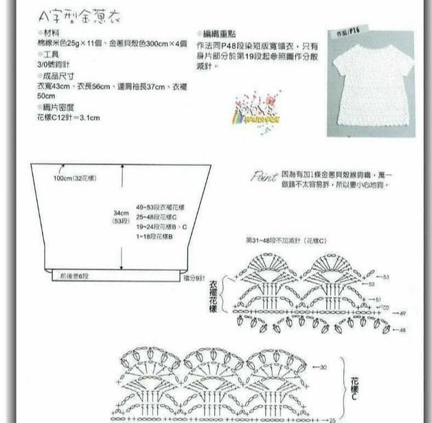  [钩针]夏季蕾丝季:清凉夏日织出来,19件钩针镂空美衣,附2款教程