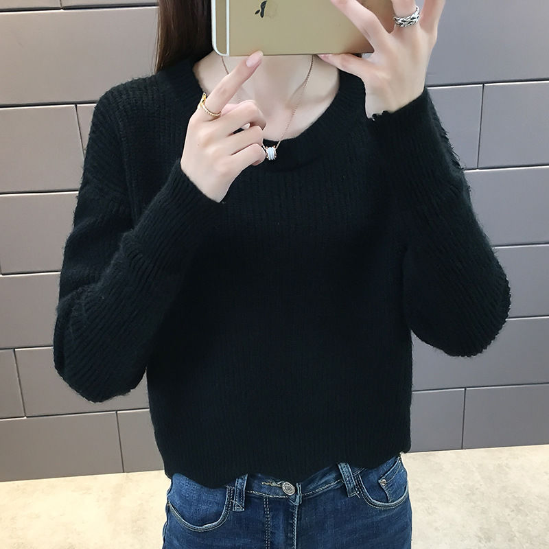优质套头针织衫，秋天可以单穿，冬天还可以做内搭，非常实用哦