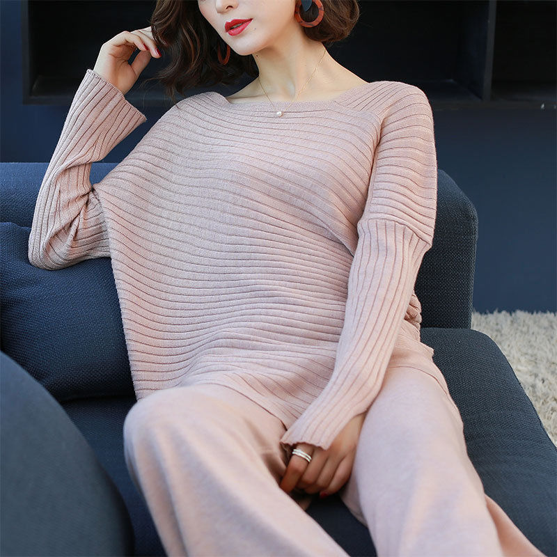 女人出门别穿裙子，土的要命!刚上架“阔腿裤”套装，背影都美爆