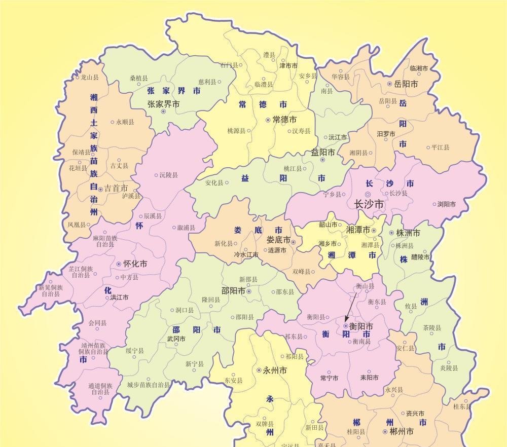 湖南格外特殊的四个县, 名字均为单字, 仅一县不曾为州