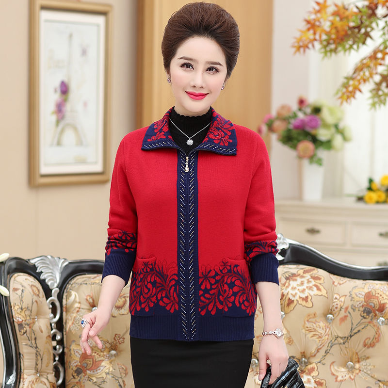 给妈妈买件精致秋开衫吧!减龄嫩爆，超有范