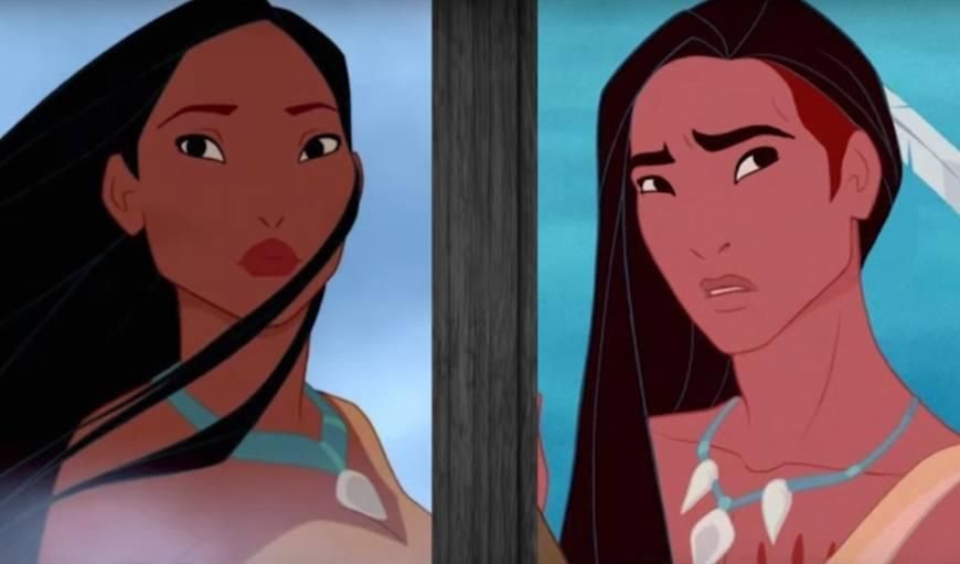 当迪士尼公主变成男子，艾莎成霸道总裁，康蒂的发型撩到我了!