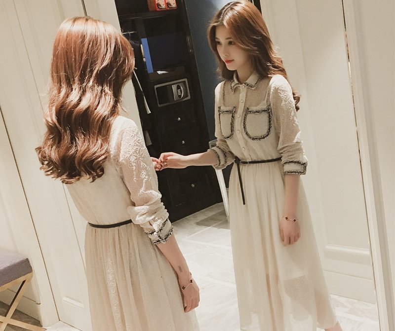 中国造“A字裙”火爆来袭,穿着和老公去度假,便宜美的仙女一样