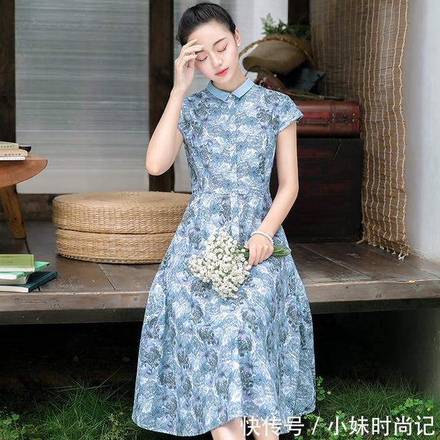 『显气质』好看又好穿的连衣裙,搭配高跟鞋气场全开,搭配平底鞋淑女十足