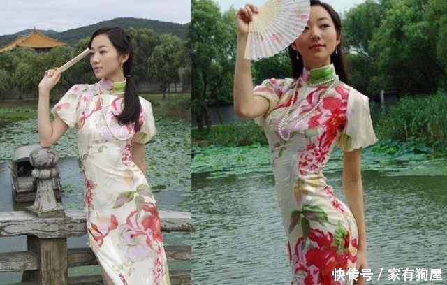 杨幂旗袍装、徐帆旗袍装、贾静雯旗袍装,都没有她的旗袍装惊艳!