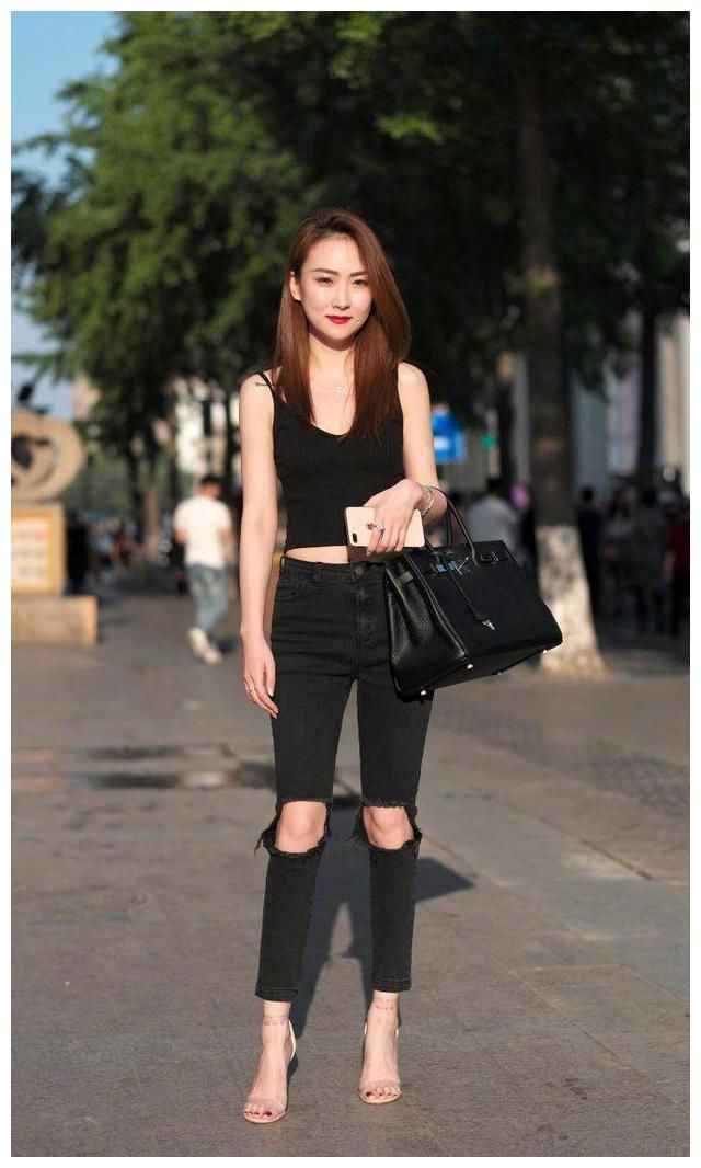街拍：图1时尚靓丽，图3休闲干练，图8文艺气息