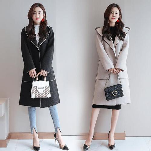 高端又时尚的毛呢外套,买件给妈妈穿,保暖又显气质