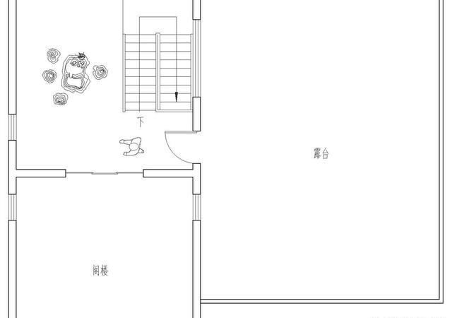 农村盖别墅一定要带平顶，可以晒粮食，这栋造价50万的别墅不错