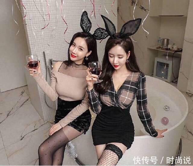 美女时尚穿搭！性感且迷人！展现好身材！