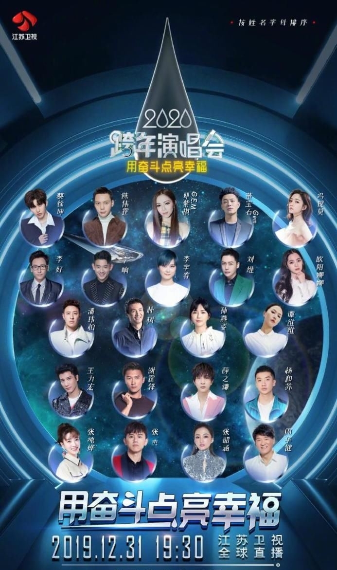 跨年东方张艺兴