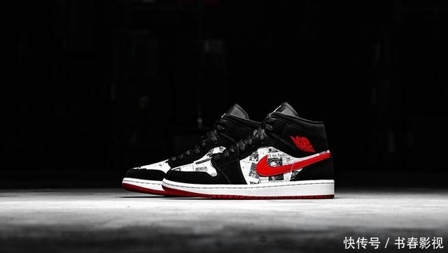  「AJ1」新品，报纸印花AJ1现已发售