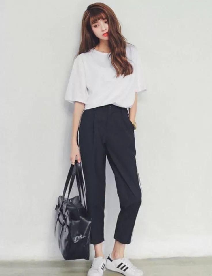 九分裤+运动鞋，才是入秋最潮搭配!!!