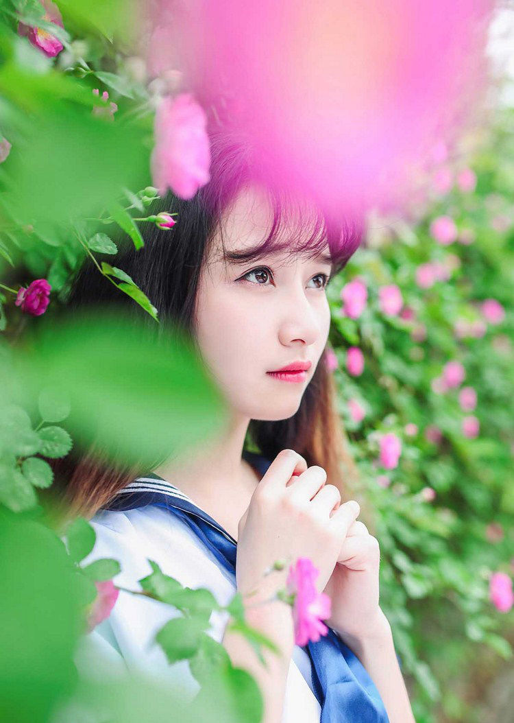 摄影:娇艳青春校园美女