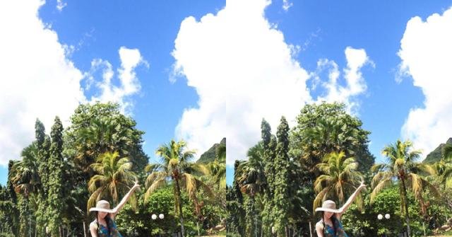 迪丽热巴踩人字拖穿300块连衣裙出街，网友里面的泳衣才是亮点