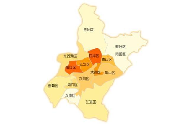 拥有市辖区最多的六大城市，重庆第一、武汉排最后！