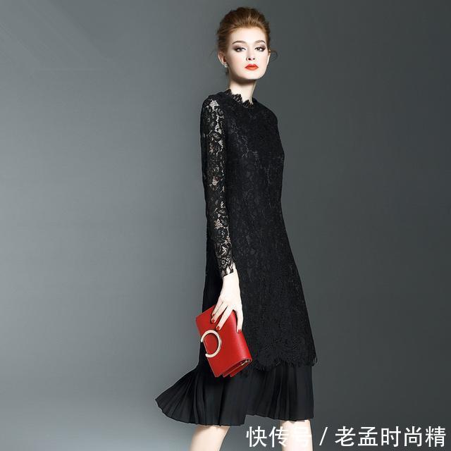 蕾丝■穿搭:春天是蕾丝连衣裙的主场!
