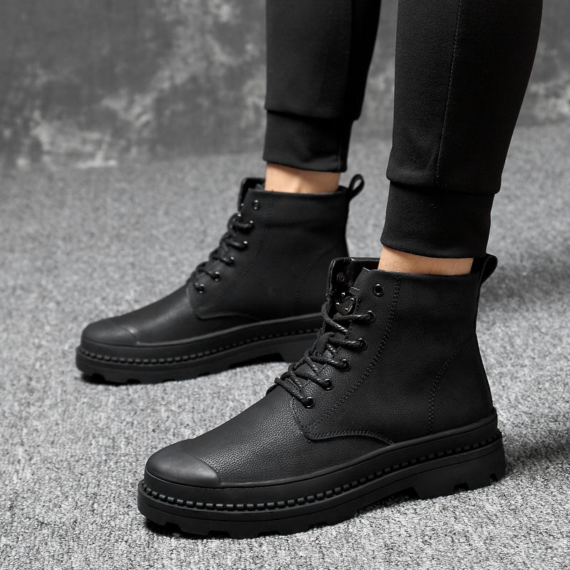 中国造新式军靴,保暖耐穿不闷汗不冻脚,男人味十足征服女神