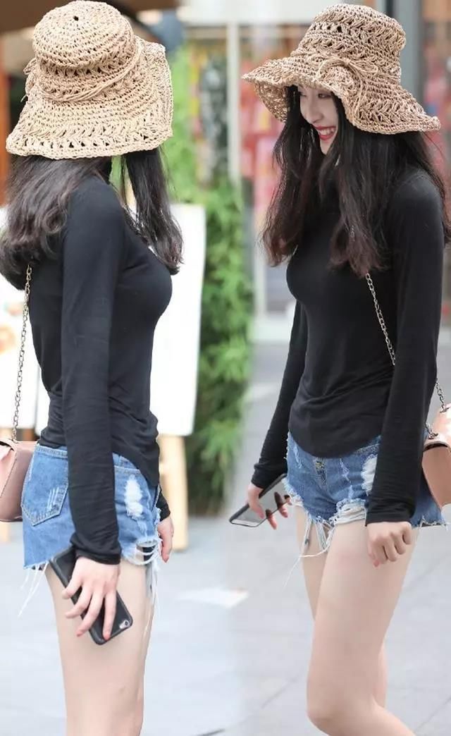 街拍美女：气质美女就是不一样，从头到脚都是经典！