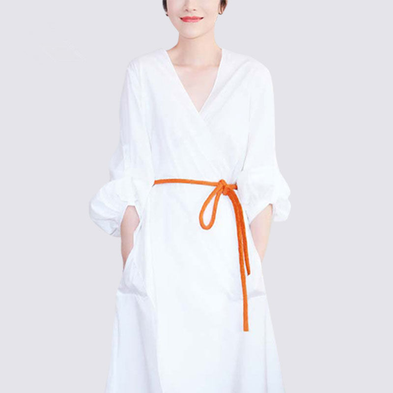 入秋新发现一种“遮肉裙”，显瘦显白，特适合有小肚子的微胖女人