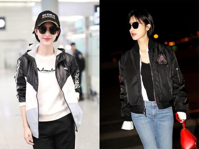 张俪穿蓝色抹胸裙现身，还要套一条半身裙，网友:裙子太透没办法