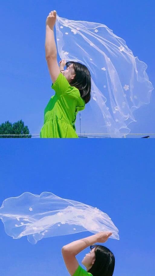  『不想』不想露正脸？那就试试“背影＋天空”拍照，分分钟把校花秒成渣！