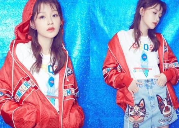 孙怡裙子穿的也太短了，都短到只能遮住大腿根了，网友：这腿我服