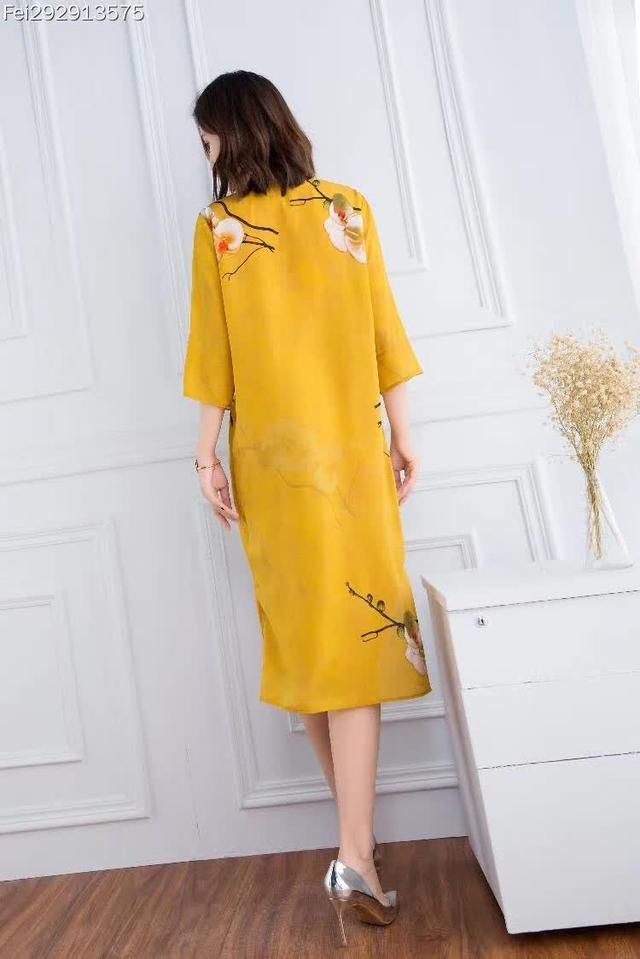 改良旗袍连衣裙，复古民族风展示你的美