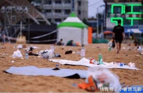 『中国』半年没有中国游客!韩国海滩依旧垃圾成堆,这下没办法甩锅了吧