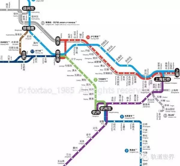 神人把全国高铁画得像坐地铁一样方便，赶紧收藏！