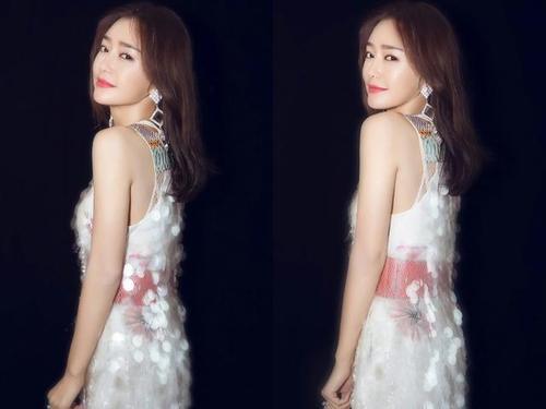 37岁秦岚穿透视亮片裙高级感满屏，网友：这是30几岁才有的韵味！