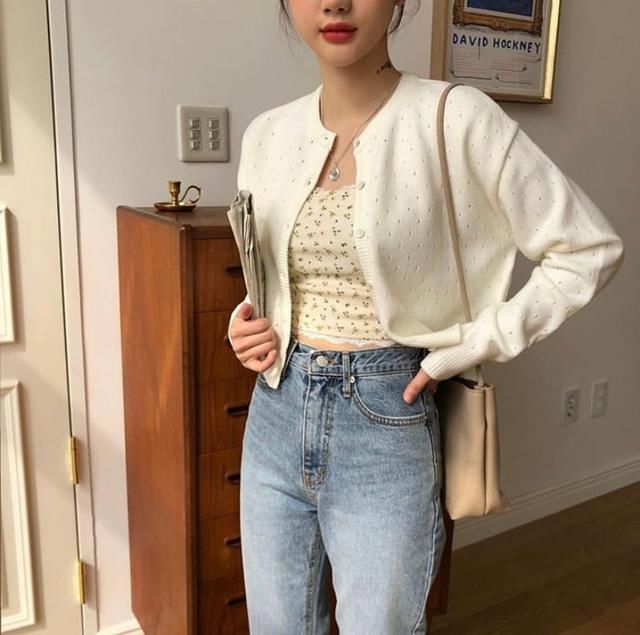  #针织衫#别再穿打底衫了！这样的穿搭真的太美了