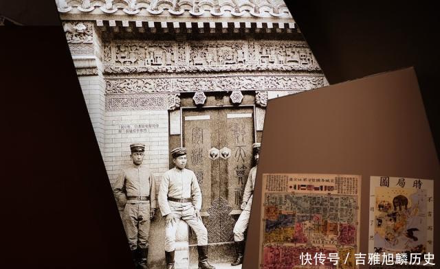 一百年前侵华日军所拍老照片上的这座如意门楼如今变成什么样了