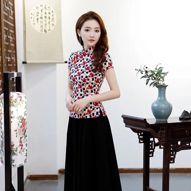 东方美韵，棉麻布艺，中国风修身经典旗袍装！
