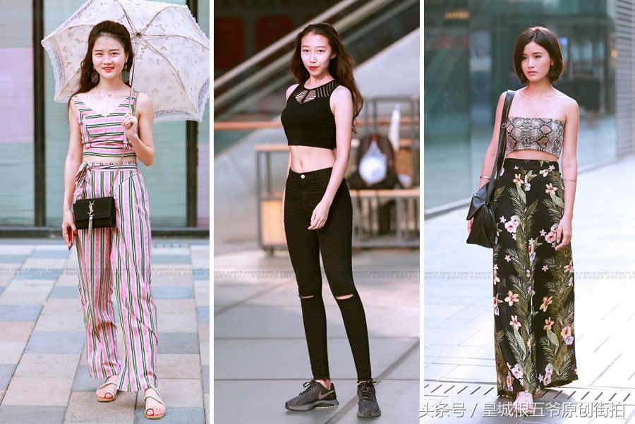 街拍:三里屯的时髦女孩真是数不胜数，她们长得美又超会穿衣