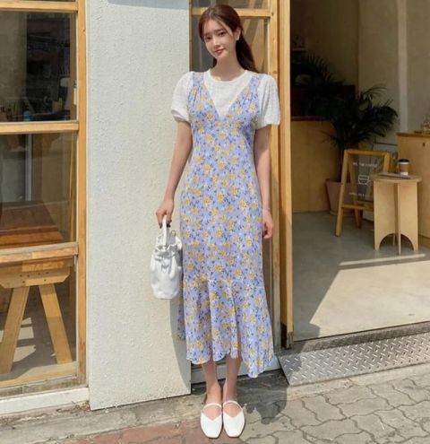  穿衣@穿衣搭配：今年流行裙子里面穿裙子，这样搭配才是2020的流行