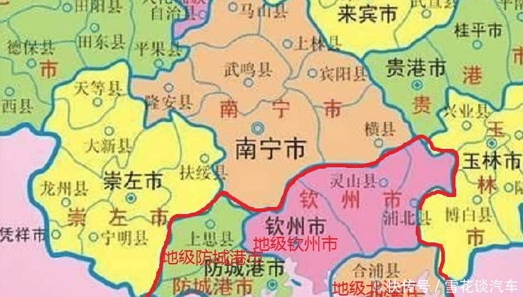 广西14个地级市是如何形成的