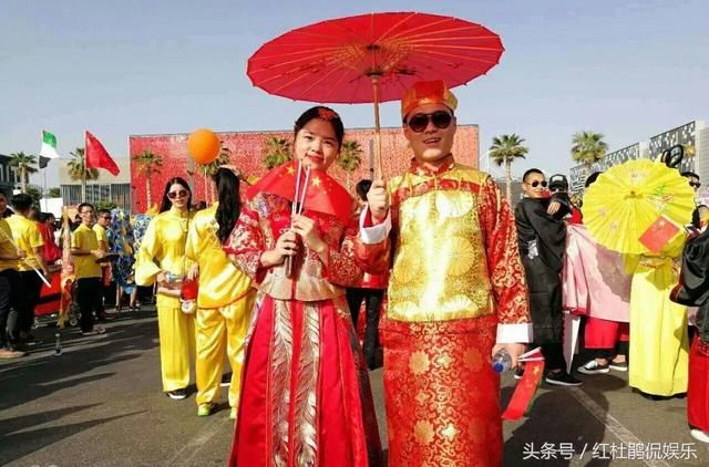 2018年春节迪拜华人游行活动,各路神仙轮番登