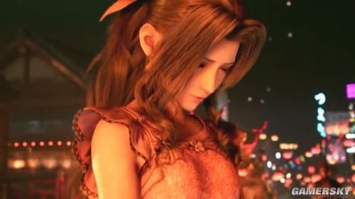  【制版】《最终幻想7：重制版》蒂法爱丽丝全服装演示 克劳德都看呆了