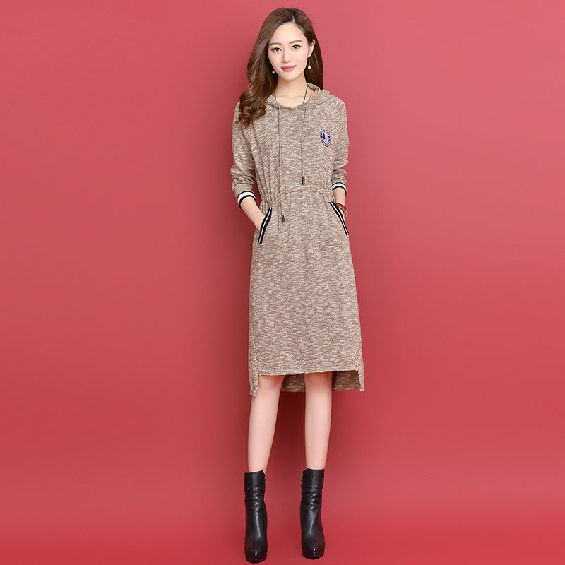 哇塞!头次见到高级洋气--秋裙，配短靴，忍不住买了5件，忒美