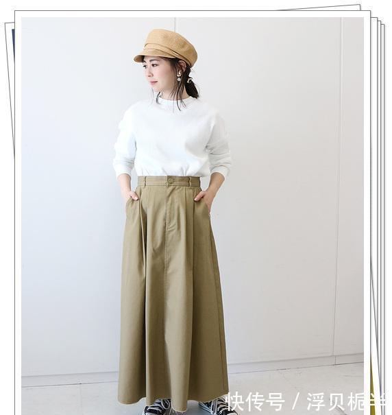  『春夏』春夏不同颜色的长裙搭配示范！掌握了就不会出错的半身裙穿搭技巧