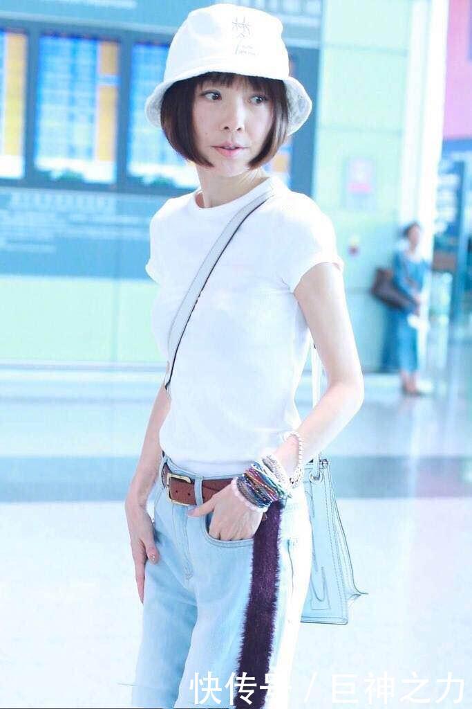 好不容易增重20斤“大头娃娃”鲁豫这次终于有了女人味