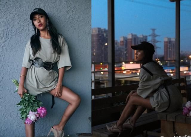 吉克隽逸真敢穿，上身只打了一个结就亮相，网友：真怕会掉下来