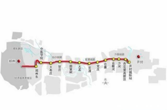  「郑开」郑州大都市区城际铁路，目前已建成三条