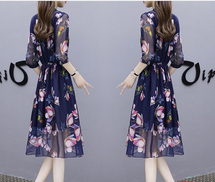 新出一种裙:叫“漫步裙”，三伏天穿时髦清凉，美的不像中年人